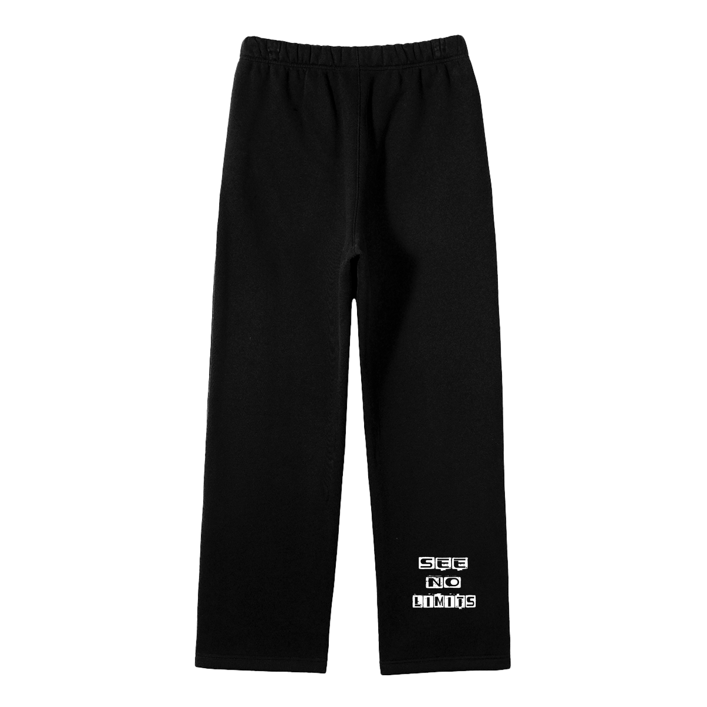 Black See No Limit Sweats (Bottom Only)
