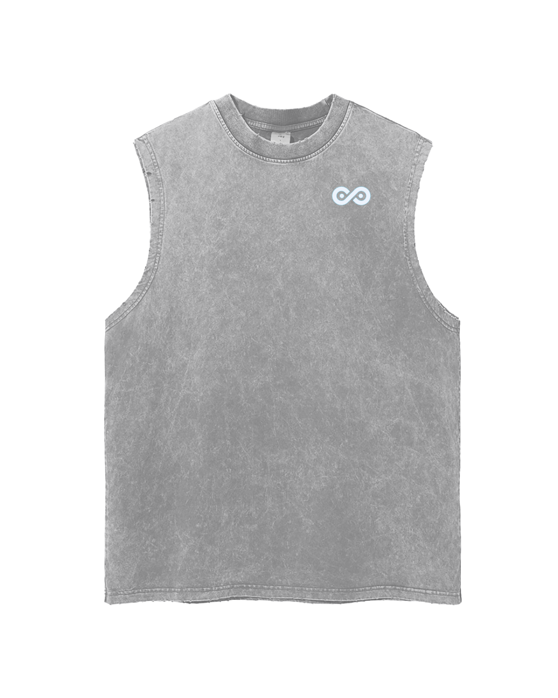 See No Limits Earth Graphic Tank Top White Letters
