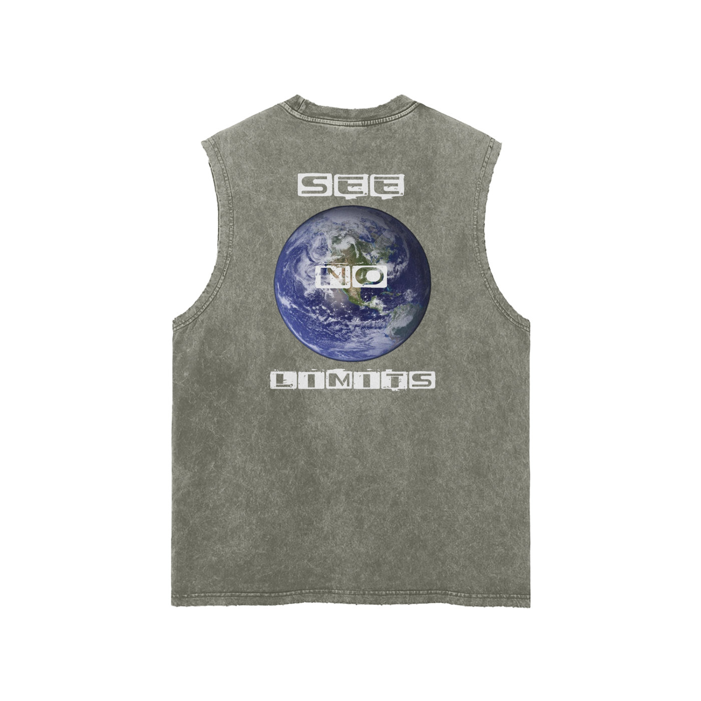 See No Limits Tank Top White Letters