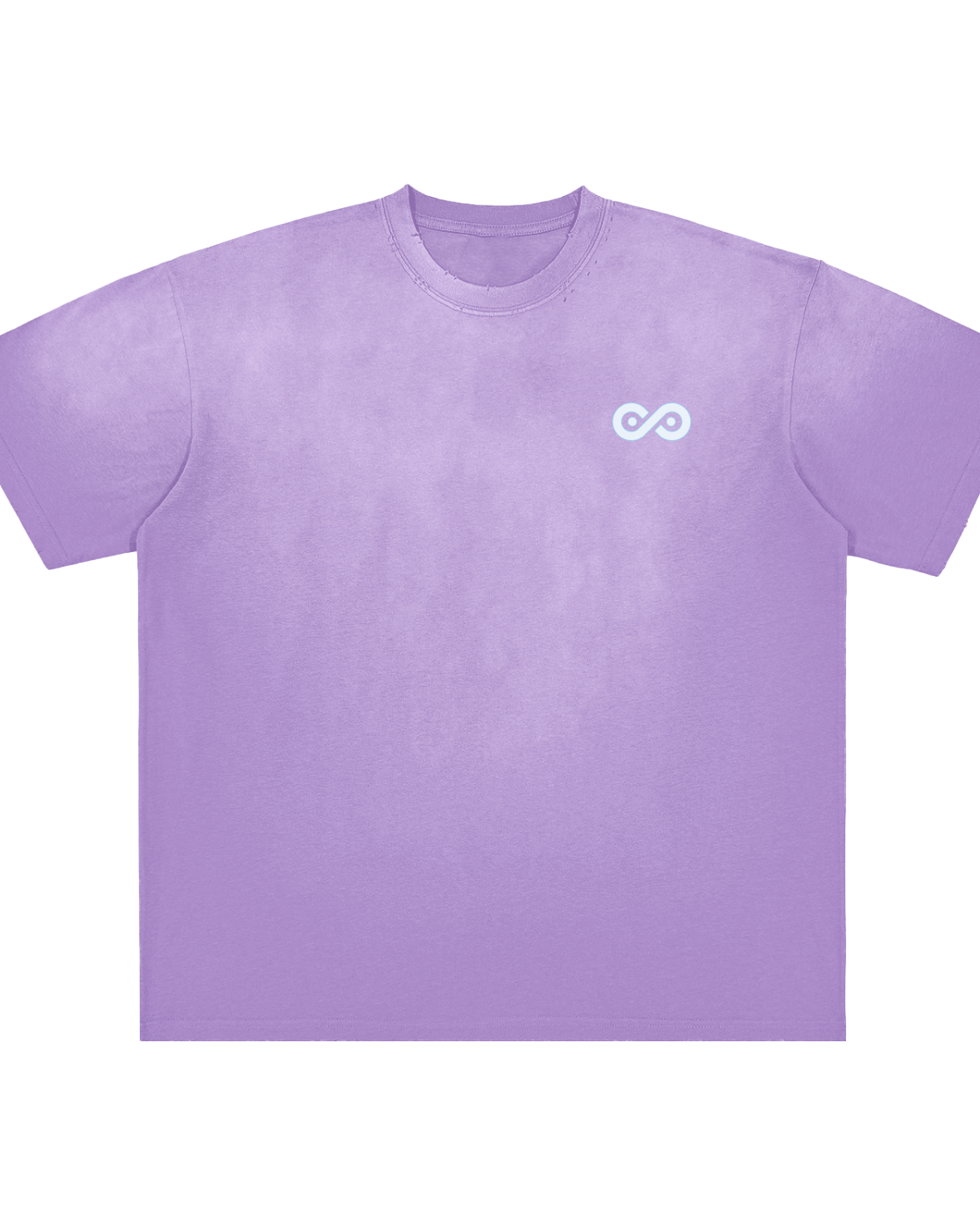 See No Limits Vintage Washed T-Shirt Heavyweight Oversized Cloud Graphic Tee