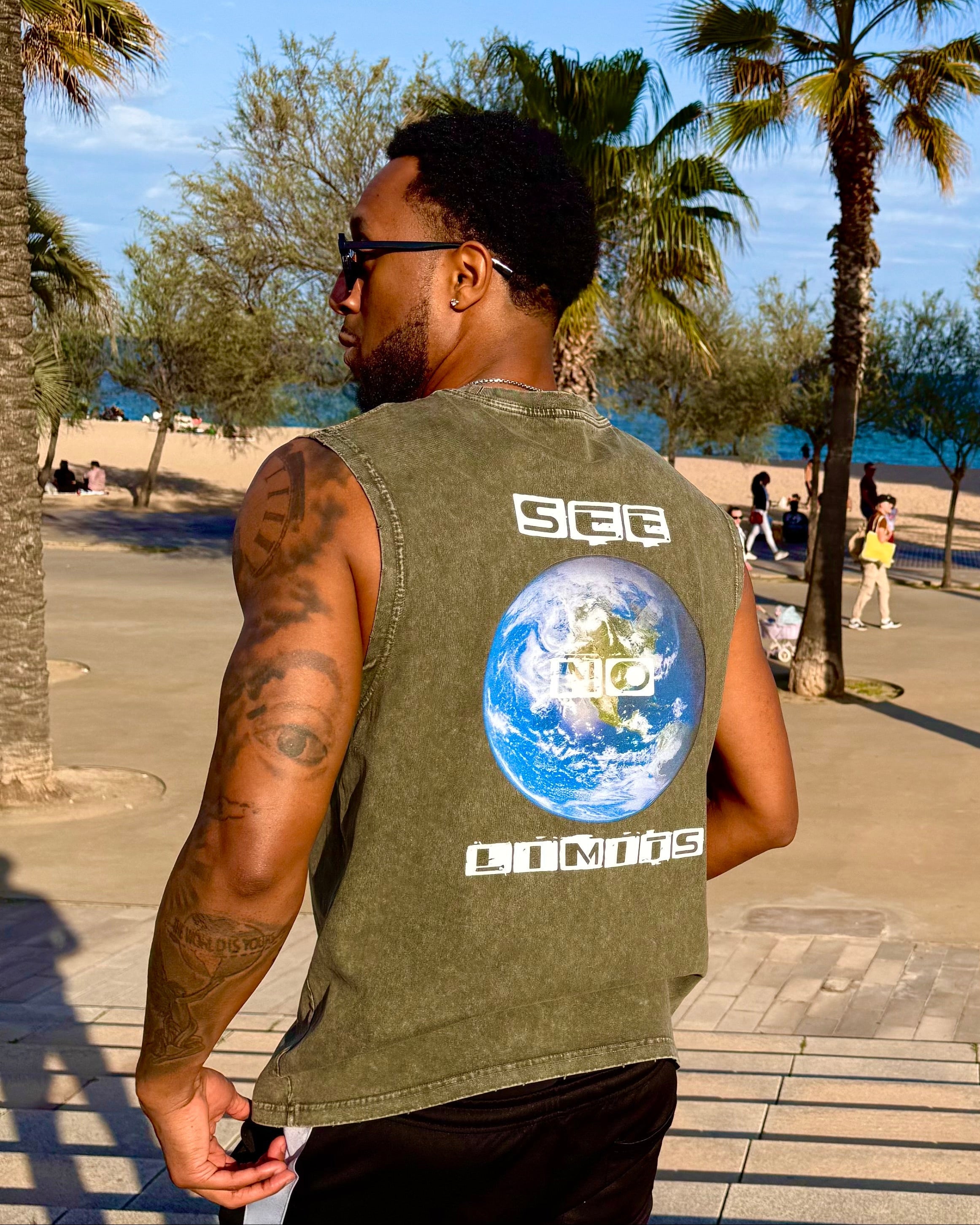 See No Limits Tank Top White Letters