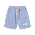 Ice Blue Heavyweight Fleece Shorts