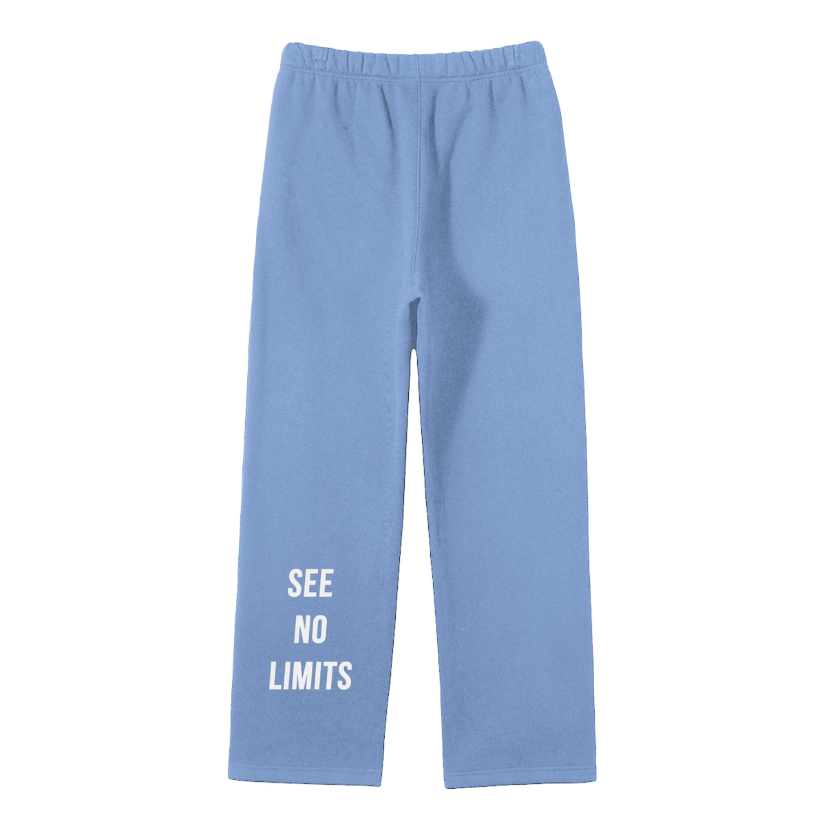 Unisex Solid Color Fleece Straight Leg Pants