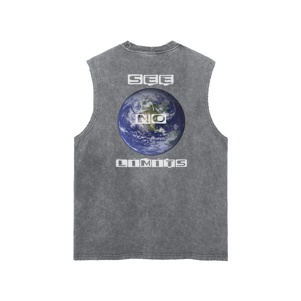 See No Limits Tank Top White Letters