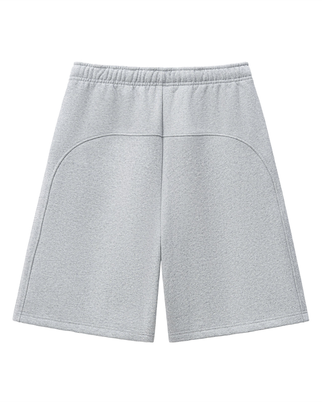 Oversized Heavyweight Light Grey Fleece Sweat Shorts