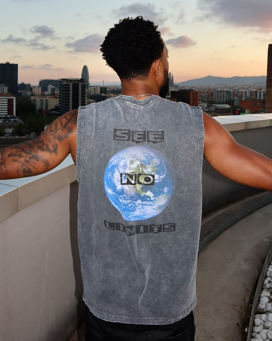 See No Limits Tank Top (Black Letters)