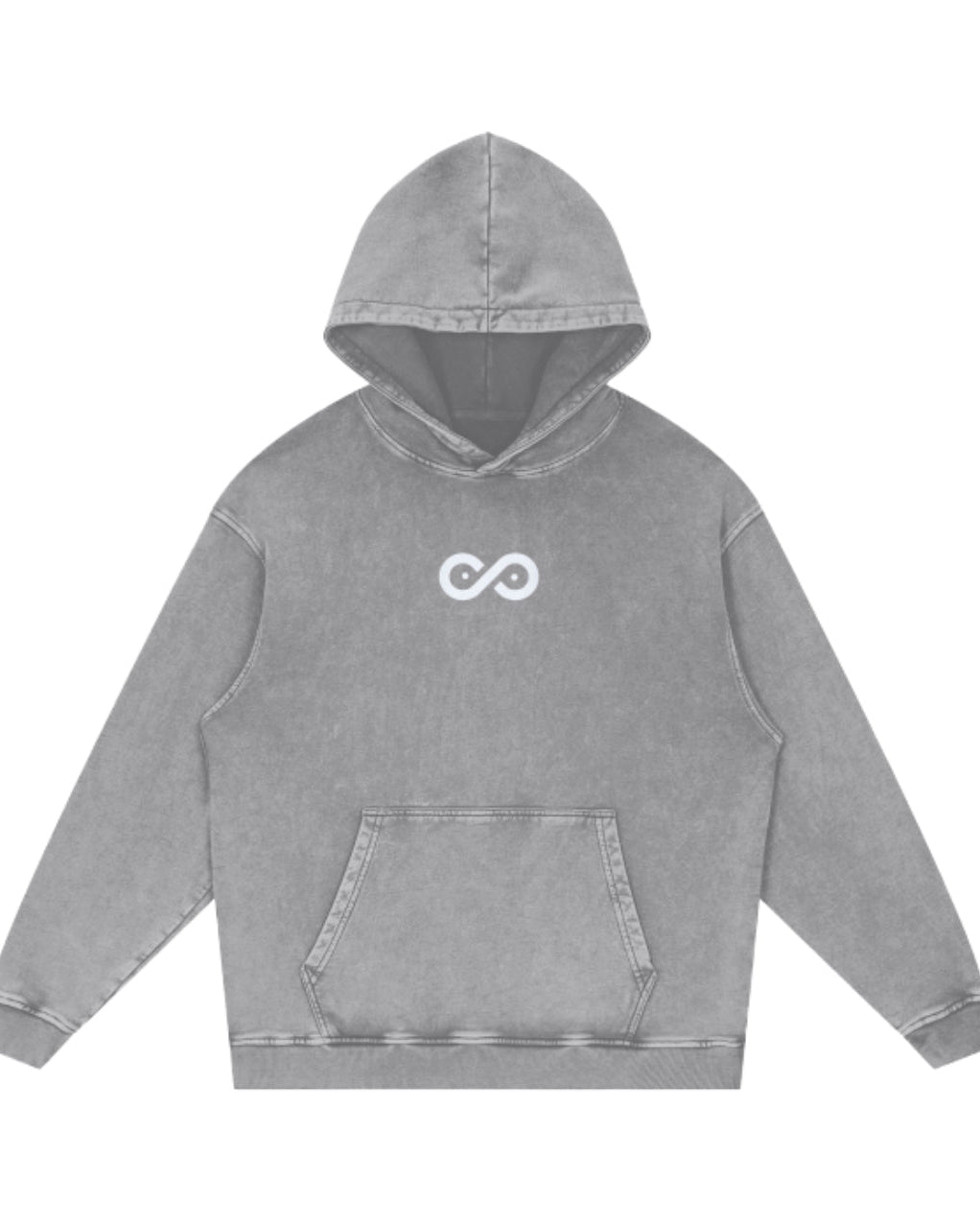 SEE SEE FONT LOGO HOODIE【GREY】 Hoodies – See No Limits