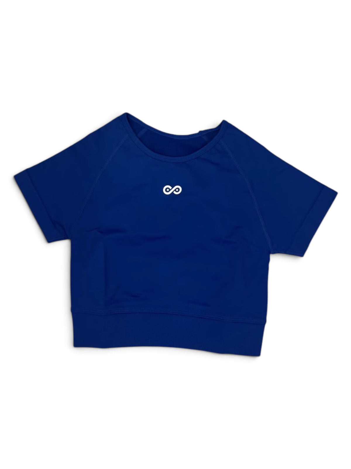 See No Limits Blue Cropped Top