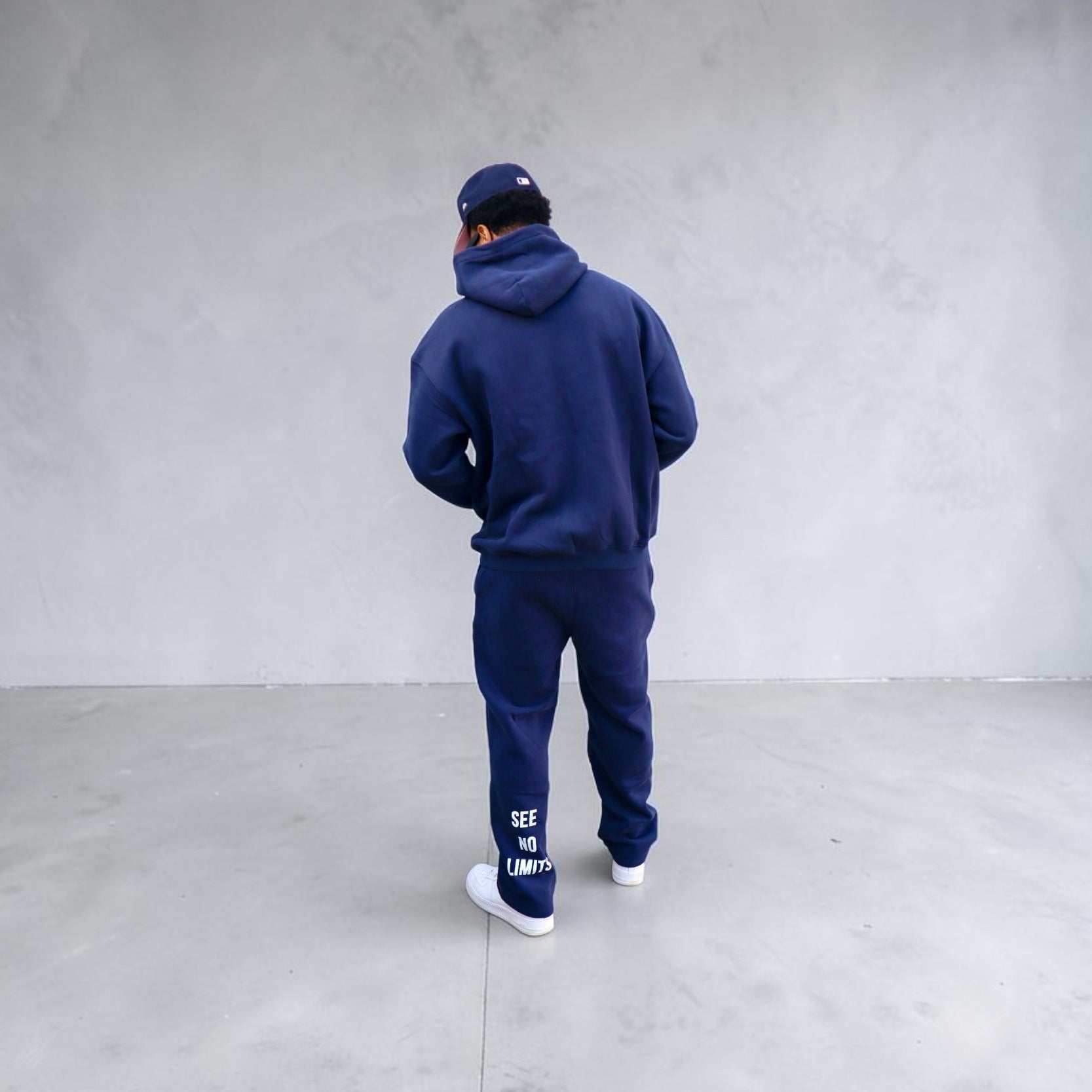 Deep Sea Navy Blue Heavyweight Sweatsuit