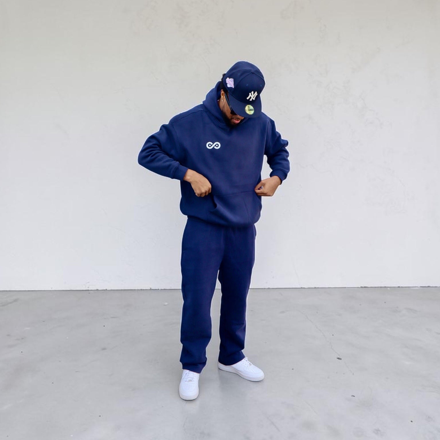 Deep Sea Navy Blue Heavyweight Sweatsuit