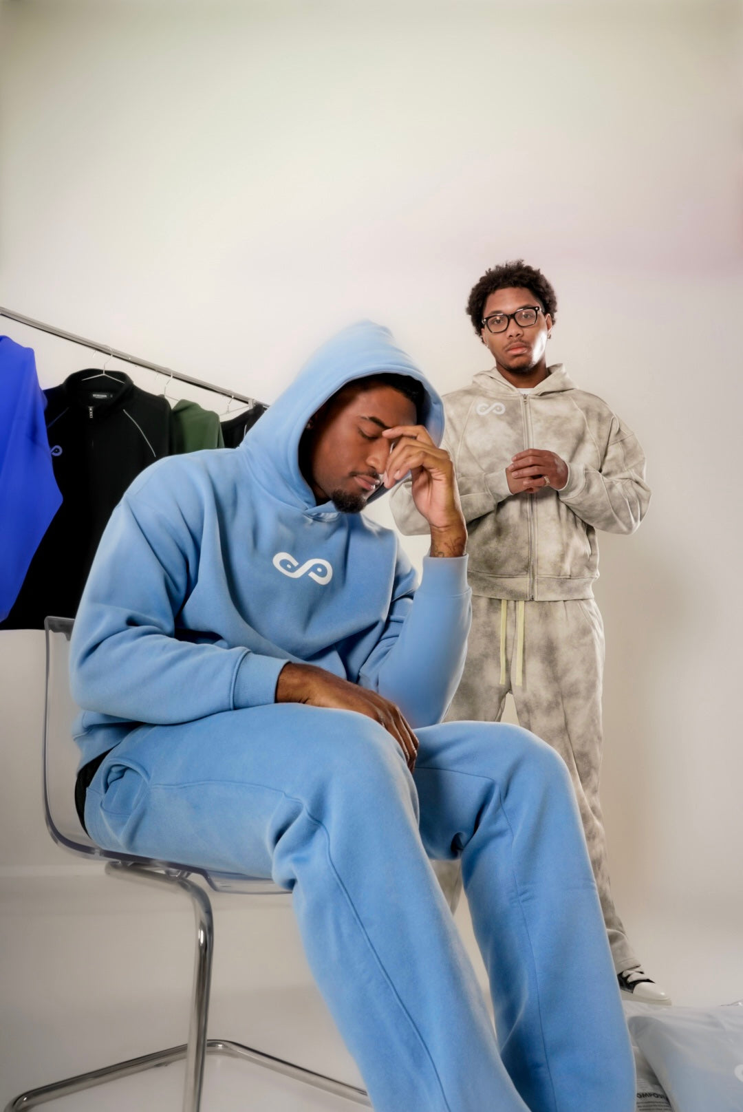 Light Blue Sweatsuit