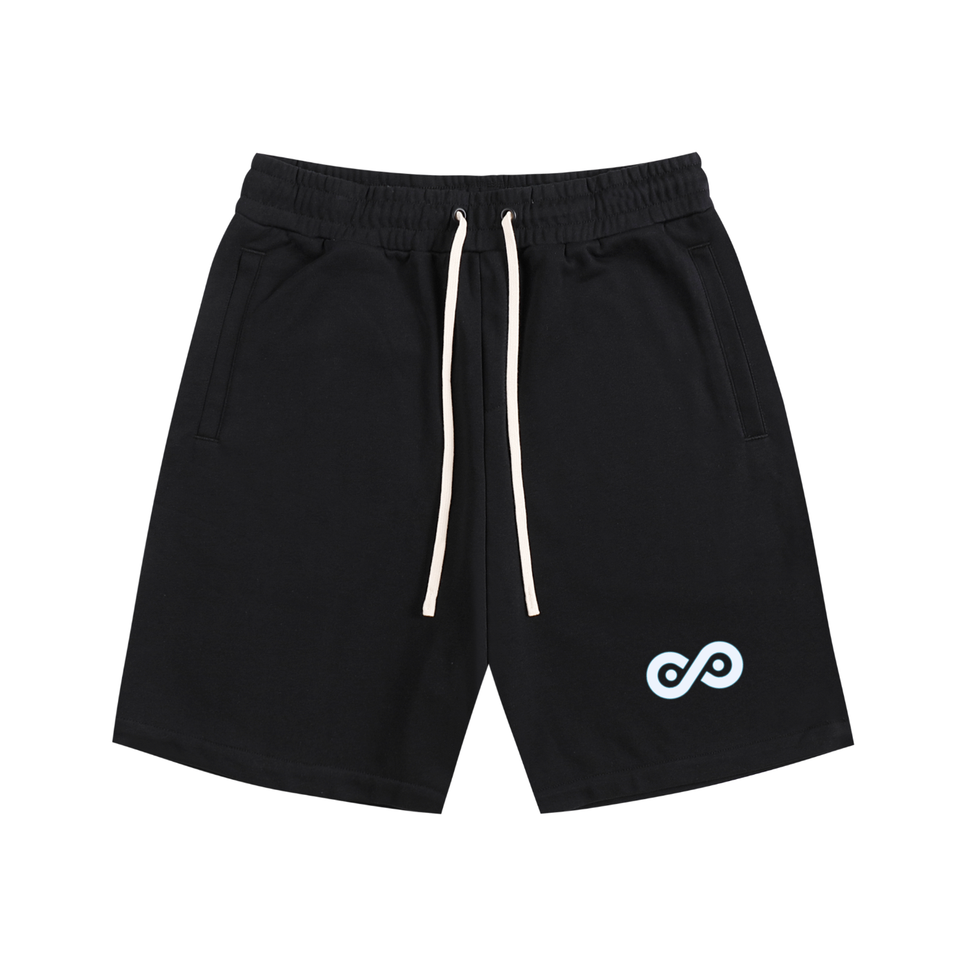 Ice Blue Heavyweight Fleece Shorts