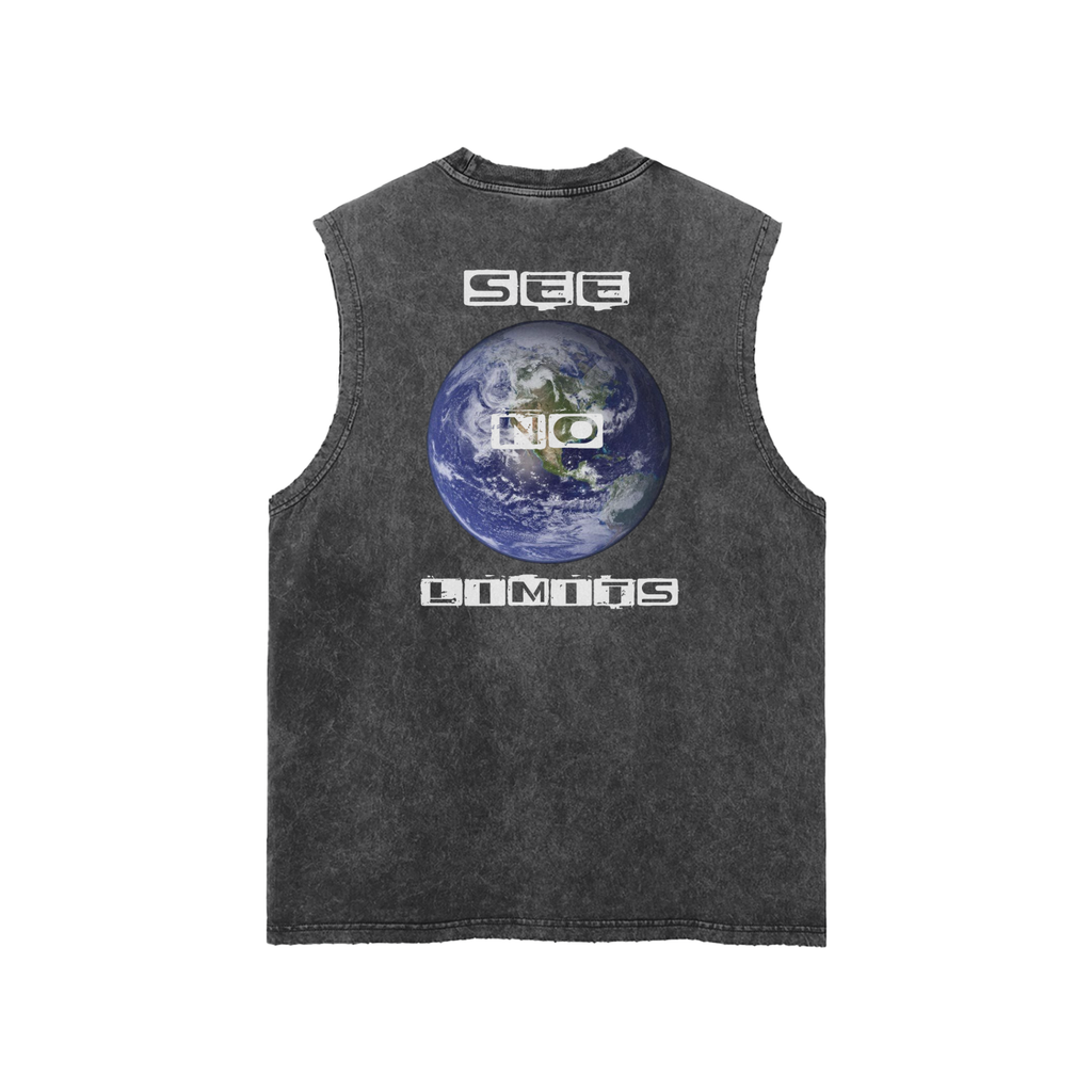 See No Limits Tank Top White Letters
