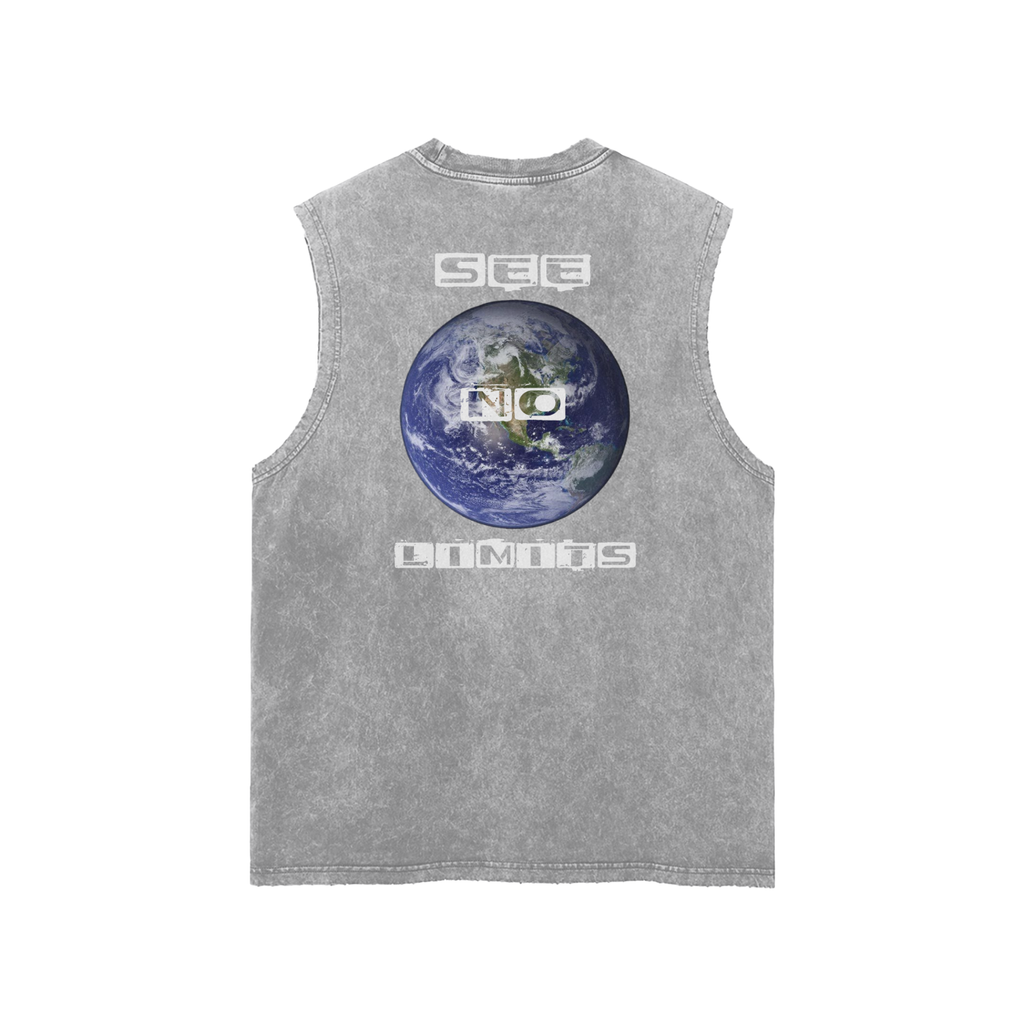 See No Limits Tank Top White Letters