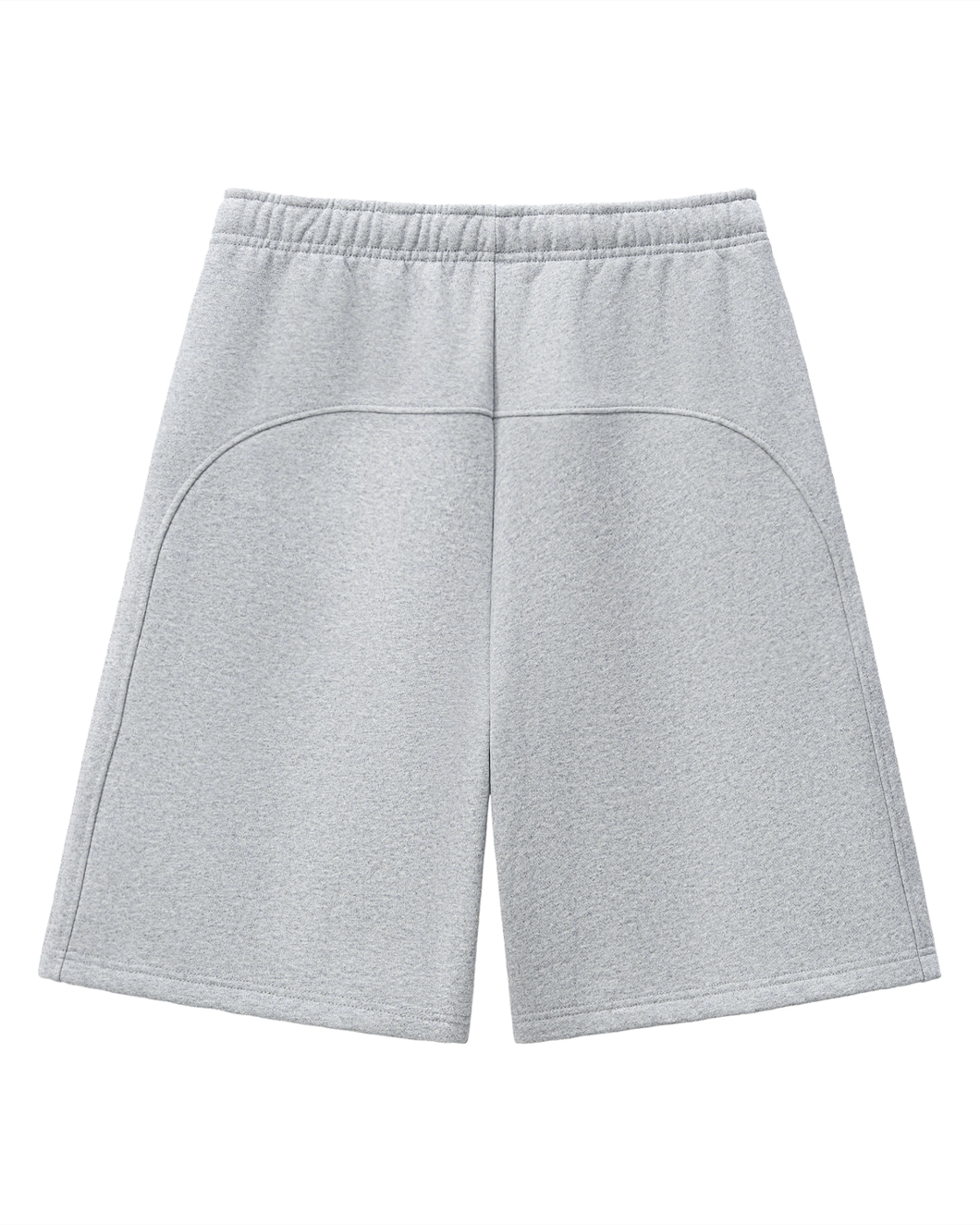 Oversized Heavyweight Light Grey Fleece Sweat Shorts
