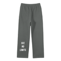 Unisex Solid Color Fleece Straight Leg Pants
