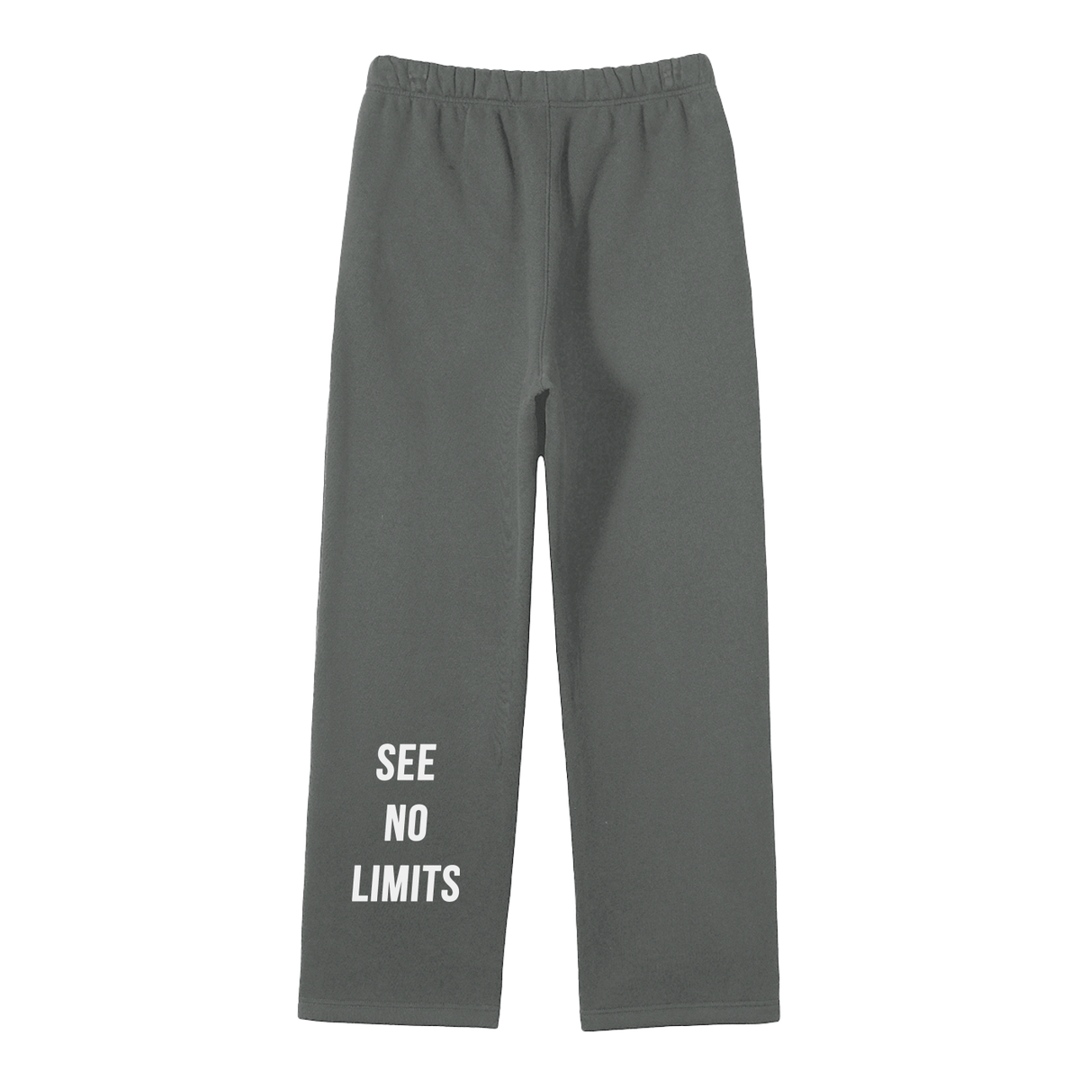 Unisex Solid Color Fleece Straight Leg Pants