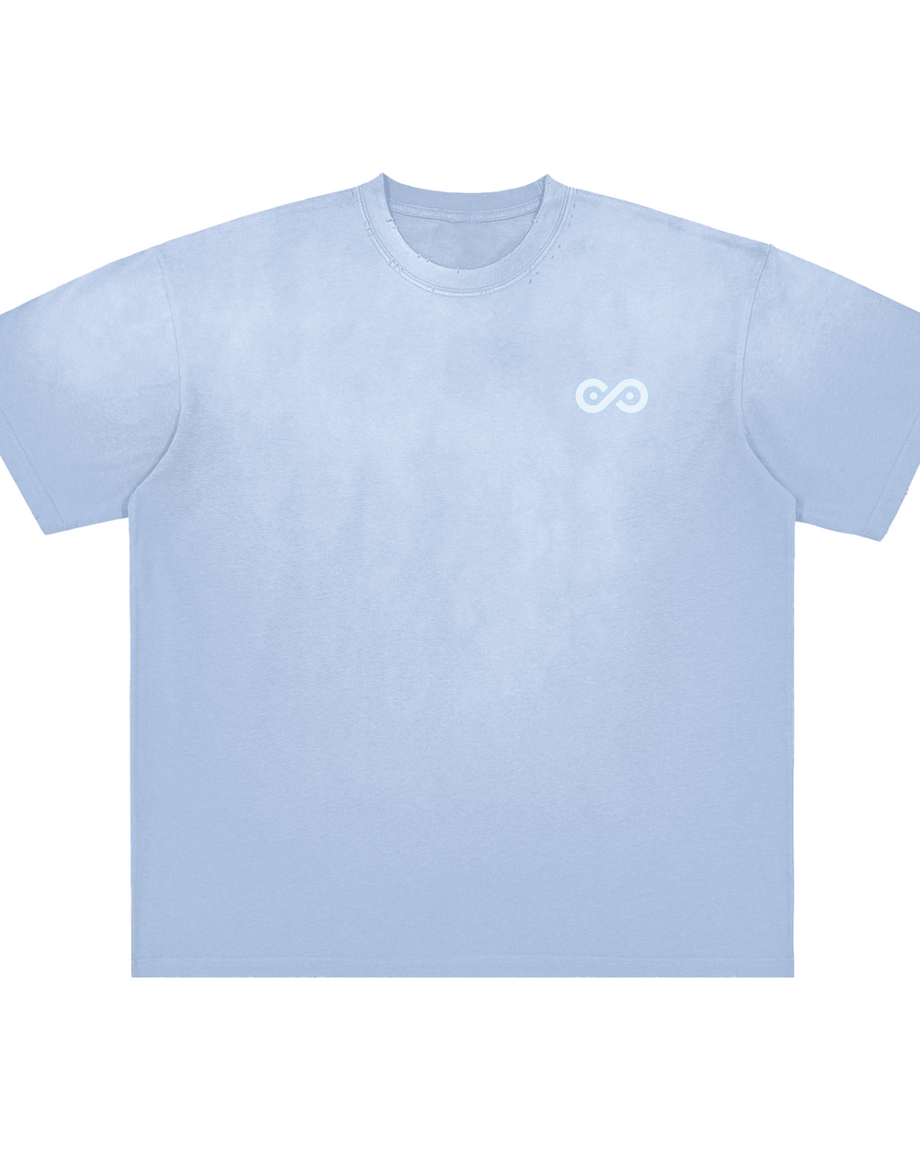See No Limits Vintage Washed T-Shirt Heavyweight Oversized Cloud Graphic Tee